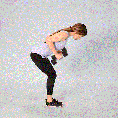 plan de antrenament pentru femei: Triceps cu gantere