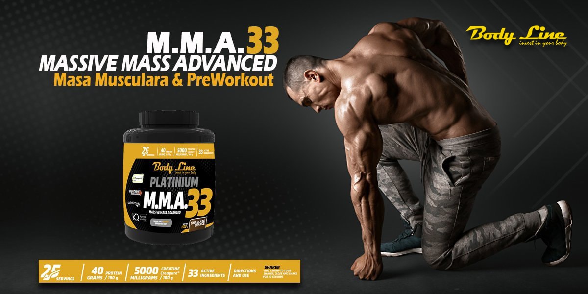 M.M.A. 33-preworkout - masa musculara rapida
