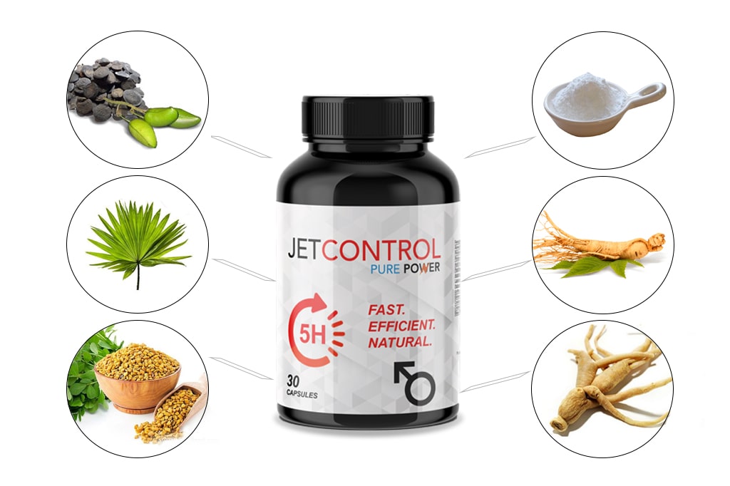 Ingrediente naturale in JetControl tratament ejaculare precoce