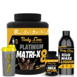 Pachet pentru ingrasare rapida cu Vitamine + Proteine pentru ingrasat + Complex carbohidrati Kilo Mass Liquid.