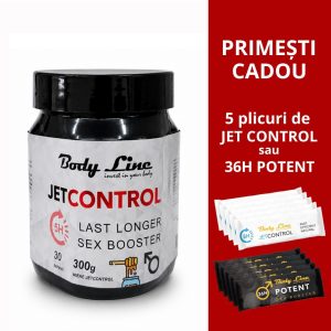 Ejaculare rapida Jet Control 5H, Supliment alimentar pentru controlul ejacularii la barbati, borcan 300 gr