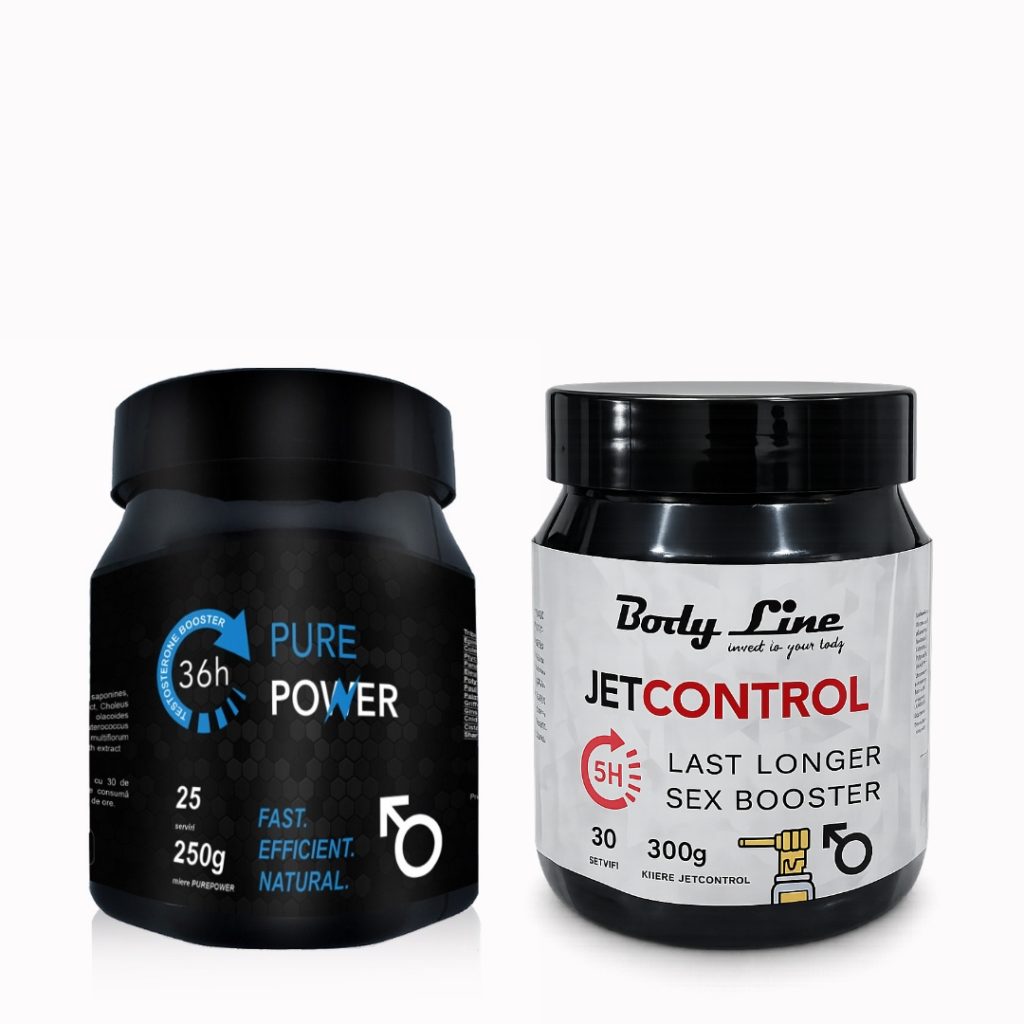 Pachet miere potenta si ejaculare precoce Pure Power - Jet Control naturalpotent