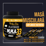 Proteine Masa Musculara rapida M.M.A 33. CADOU: 10/20 plicuri TestoBooster. Profita de Oferta 1+(1 la -50%)