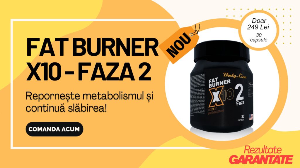 Fat Burner X10 Faza 2 arzator de grasimi -banner