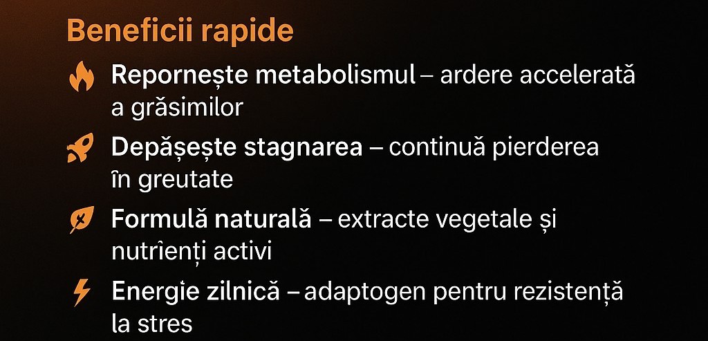Fat Burner x10 Faza 2 beneficii rapide