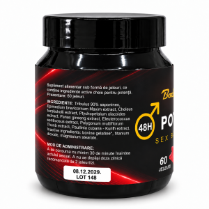 Mod de administrare 48H Potent Body Line 60 jeleuri